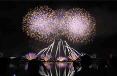 L’Italie brille au Festival international de feux d’artifice de Dà Nang 2018