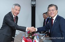 Le président sud-coréen entame une visite d’Etat à Singapour