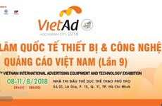 Ouverture du salon de la publicité VietAd 2018 à Ho Chi Minh-Ville