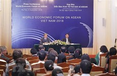 Conférence de presse sur le Forum économique mondial sur l’ASEAN