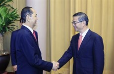 Le président Trân Dai Quang reçoit le président de la Cour populaire suprême de Chine