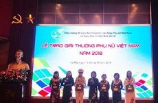 Prix Femmes vietnamiennes 2018: Au bonheur des dames