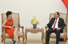 Le PM Nguyên Xuân Phuc reçoit l’ambassadrice d’Italie 
