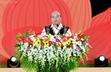 Le PM Nguyen Xuan Phuc au Festival de la culture des gongs du Tây Nguyên 2018