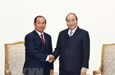 Le Premier ministre reçoit le ministre laotien de la Justice