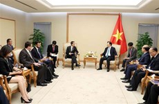 Le vice-Premier ministre Trinh Dinh Dung reçoit des entreprises françaises