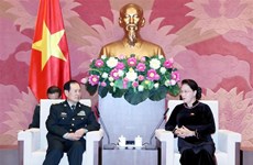 La présidente de l’AN reçoit le ministre chinois de la Défense nationale