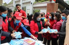 La Croix-Rouge du Vietnam sensibilise à la lutte contre le nouveau coronavirus