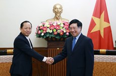 Le vice-Premier ministre Pham Binh Minh reçoit le nouvel ambassadeur du Cambodge