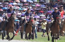 L’originalité des courses de chevaux traditionnelles de Bac Hà