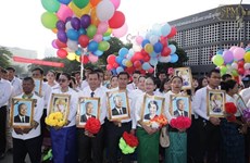  Message de félicitations à l’occasion de la Fête nationale du Cambodge