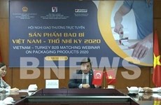 Un webinaire relie les producteurs d’emballage vietnamiens aux importateurs turcs