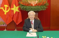 Félicitations d'amis internationaux pour le SG et président vietnamien Nguyen Phu Trong