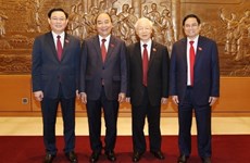 Les félicitations continuent d’affluer aux nouveaux dirigeants du Vietnam