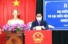15es législatives : le Premier ministre Pham Minh Chinh vote à Cân Tho