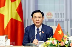 Vietnam-Singapour : entretien en ligne entre les chefs des organes législatifs