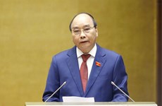 Le dirigeant de la RPDC félicite le président Nguyen Xuan Phuc