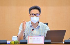 Inspection du travaux de prévention et de lutte anti-COVID-19 à Hanoï