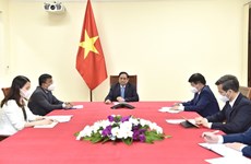Le PM Pham Minh Chinh s’entretient avec le Pdg de Pfizer