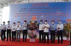 Quang Ninh remet le certificat d’investissement à un projet de plus de 365 millions de dollars