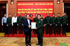 Covid-19: Bilan du soutien de l’armée à Hô Chi Minh-Ville