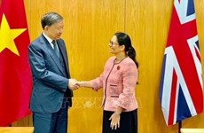 Le ministre vietnamien de la Sécurité publique rencontre la ministre britannique de l'Intérieur 