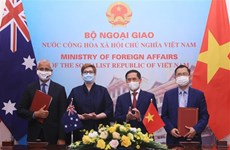 La 3e réunion annuelle des ministres des Affaires étrangères Vietnam-Australie