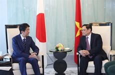 Le PM Pham Minh Chinh reçoit des anciens dirigeants japonais