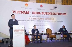 Le président de l’AN Vuong Dinh Huê au Forum d’entreprises Vietnam – Inde