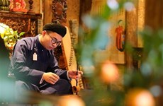 Exposition des patrimoines culturels et instruments musicaux traditionnels vietnamiens en France