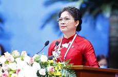 Hà Thi Nga réélue présidente de l’Union des femmes vietnamiennes