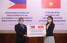 Typhon Rai: Le Vietnam fait don de 200 tonnes de riz aux Philippines