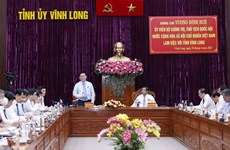 Le président de l’Assemblée nationale travaille avec la province de Vinh Long