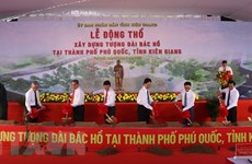 Construction du Mémorial du Président Ho Chi Minh et inauguration du Temple des martyrs à Phu Quoc
