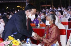 Le président de l’AN au 30e anniversaire du rétablissement de Tra Vinh