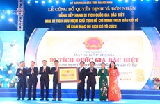 Quang Ninh: l’île de Co To a un site national spécial commémoratif du Président Ho Chi Minh