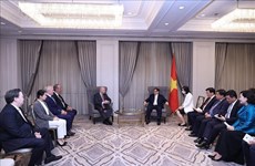 Le PM vietnamien reçoit des dirigeants d'entreprises américaines à New York