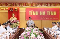 Le PM Pham Minh Chinh travaille avec la province de Hà Tinh
