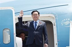 Le président de l’Assemblée nationale Vuong Dinh Huê part pour la Hongrie