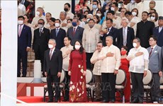 La vice-présidente Vo Thi Anh Xuân assiste à la cérémonie d’assermentation du président philippin
