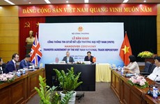 Le Royaume-Uni livre le référentiel commercial national au Vietnam