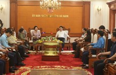 Syndicat : une délégation du Laos en visite dans la province de Ha Nam