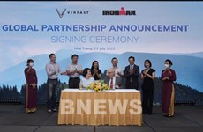Vinfast et Ironman annoncent un partenariat mondial