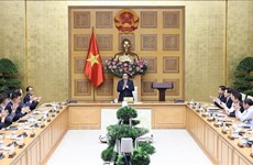 Le Premier ministre Pham Minh Chinh dialogue avec les entreprises sud-coréennes