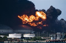 Incendie d’un parc industriel à Matanzas : Message de sympathie àCuba 