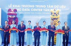 Inauguration du centre de données CMC Tân Thuân à Hô Chi Minh-Ville