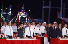 Le président Nguyen Xuan Phuc à la célébration des 50 ans de la victoire de Cam Doi
