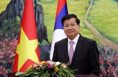 Le leader lao appelle à pérenniser les relations spéciales Vietnam-Laos