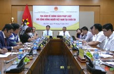 Echange de vue sur les politiques et lois avec la communauté vietnamienne en Europe