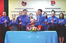 Les jeunes des localités vietnamiennes et lao cultivent leur coopération